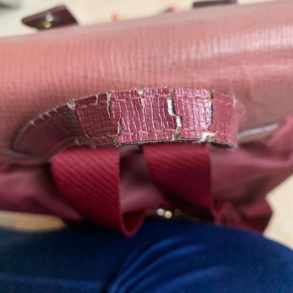 Moschino Cheap and Chic Burgundy Backpack - Picture 14 of 14